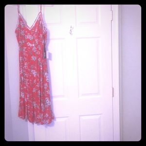 Red and Floral party/sundress